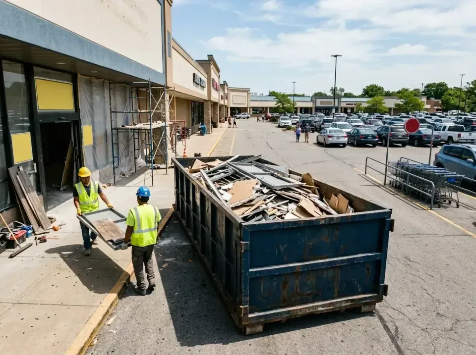 retail-store-renovation-debris-003 — frequently asked questions, Roll-off Dumpster Rentals in Roanoke, TX